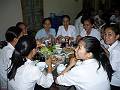 0015 avondmaal met genodigden en meisjes in dirtrict Binh Thanh